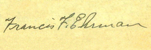 signature of Francis F. Ehrman
